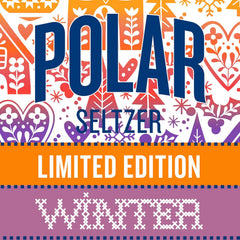 Polar Seltzer Limited Edition Winter Sparkling Water Variety Pack, 12 fl oz Cans, 12 Pack, Seasonal Flavors of Blackberry Snowflake, Dance of the Plum Fairy, Blood Orange Cranberry & Spiced Pear Cider
