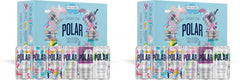 Polar Seltzer Jr Variety Pack, 7.5 fl oz Cans, Six Flavors, Mini Cans, No Sugar, No Sweeteners (Pack of 2)